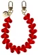 AVY Universele Hartjes Armband Polsband Telefoonkoord (30CM) Cupid Clear Red