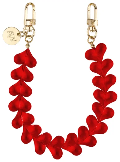 AVY Universele Hartjes Armband Polsband Telefoonkoord (30CM) Cupid Clear Red afbeelding 10