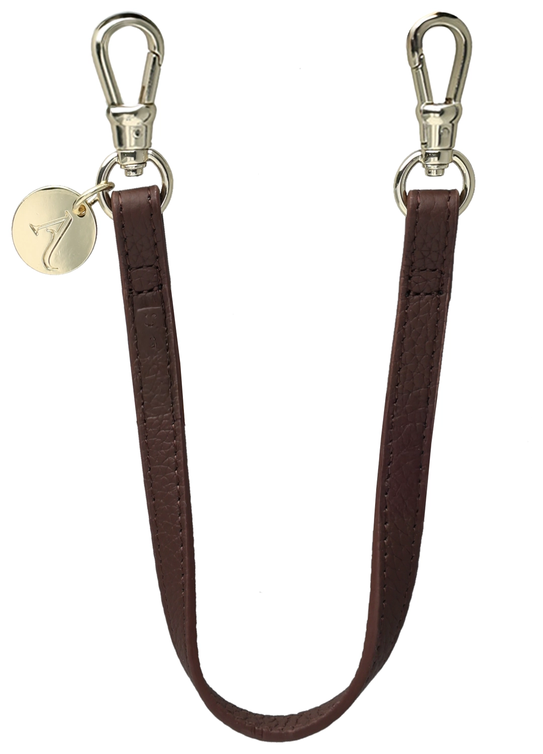AVY Armband / Polsband Telefoonkoord (30CM) Leather Chocolate afbeelding 1