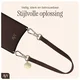 AVY Armband / Polsband Telefoonkoord (30CM) Leather Chocolate afbeelding 5