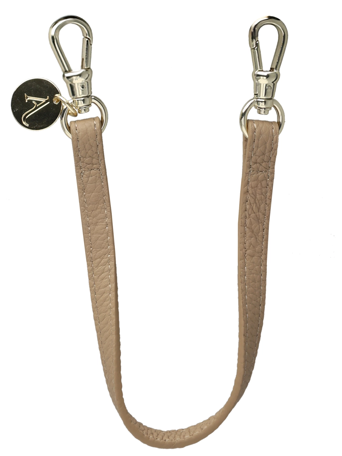 AVY Armband / Polsband Telefoonkoord (30CM) Leather Beige afbeelding 1