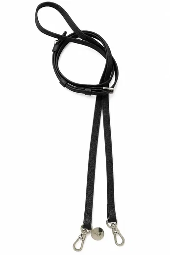 AVY Verstelbaar Crossbody Telefoonkoord (130CM) Leather Black afbeelding 1