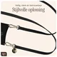 AVY Verstelbaar Crossbody Telefoonkoord (130CM) Leather Black afbeelding 9