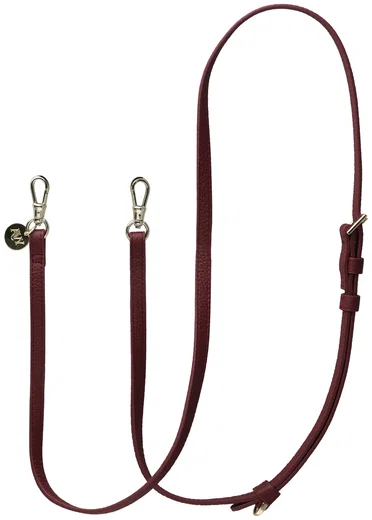 AVY Verstelbaar Crossbody Telefoonkoord (130CM) Leather Burgundy afbeelding 9
