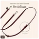AVY Verstelbaar Crossbody Telefoonkoord (130CM) Leather Burgundy afbeelding 10
