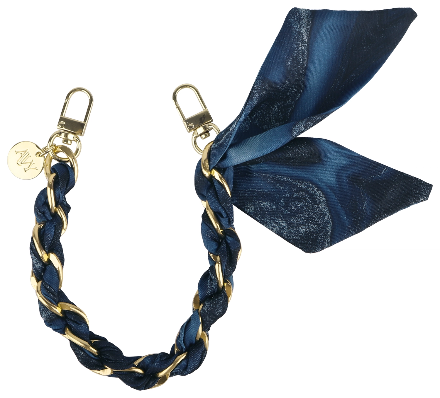 AVY Universeel Sjaal Telefoonkoord / Polsbandje (32CM) Obscura Blue afbeelding 1