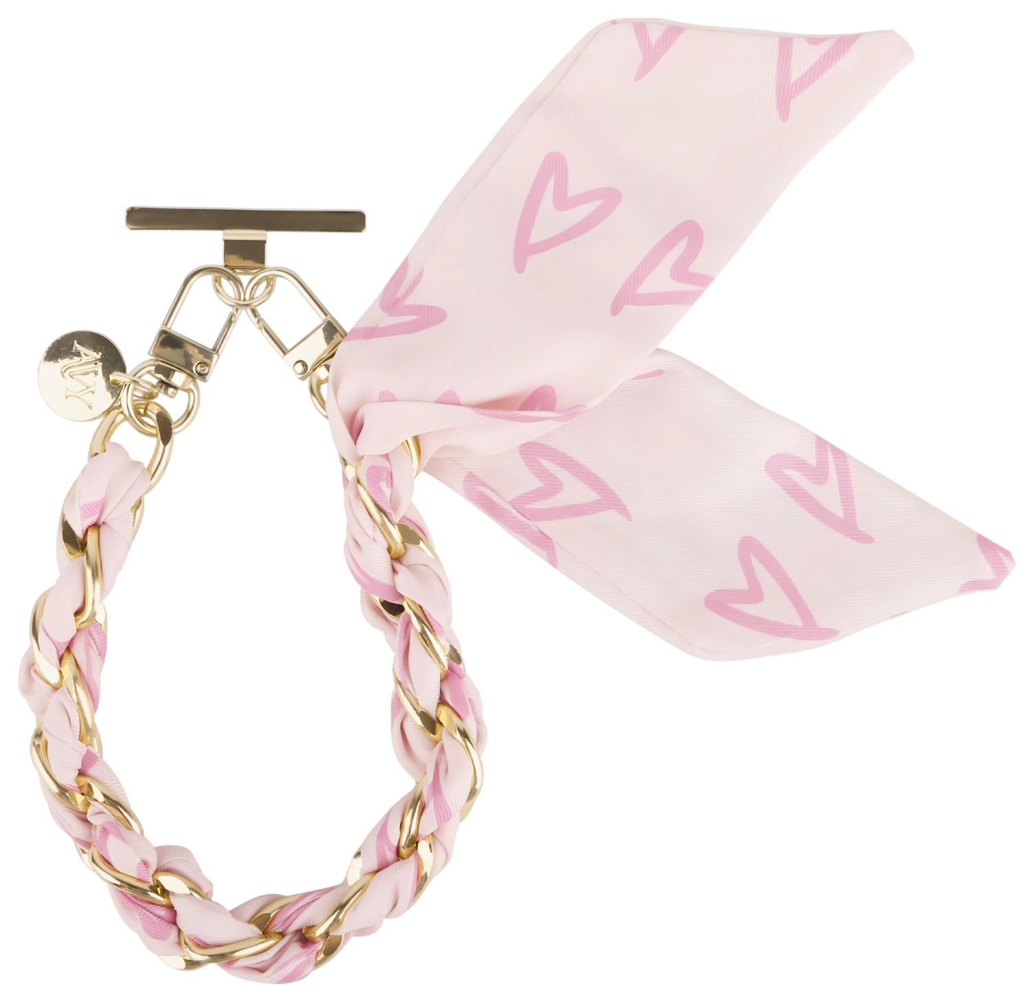 AVY Universeel Sjaal Telefoonkoord / Polsbandje (32CM) Cupid Blush afbeelding 9