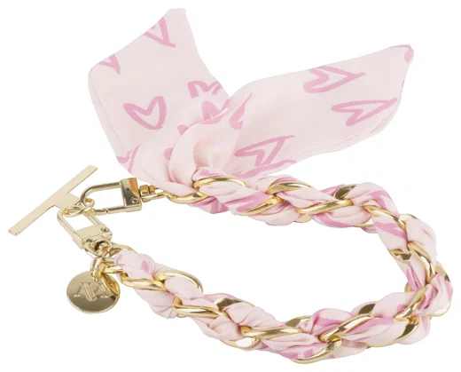 AVY Universeel Sjaal Telefoonkoord / Polsbandje (32CM) Cupid Blush afbeelding 10