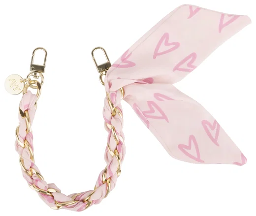 AVY Universeel Sjaal Telefoonkoord / Polsbandje (32CM) Cupid Blush afbeelding 1