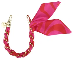AVY Universeel Sjaal Telefoonkoord / Polsbandje (32CM) Rosé Twist afbeelding