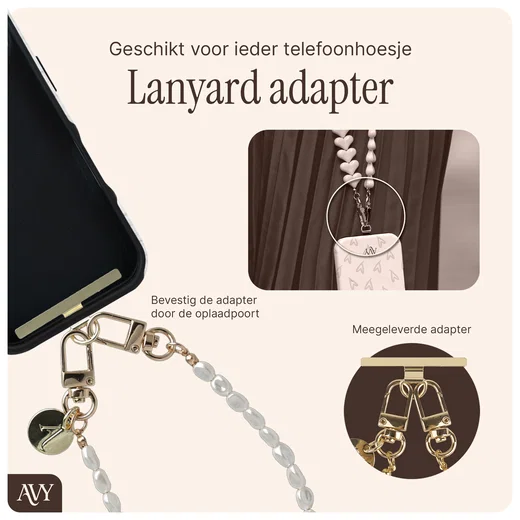 AVY Verstelbaar Nylon Crossbody Telefoonkoord (130CM) Serengeti Zebra afbeelding 7