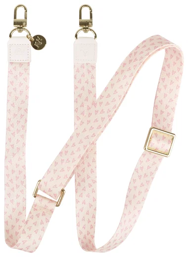 AVY Verstelbaar Nylon Crossbody Telefoonkoord (130CM) Cupid Blush afbeelding 1