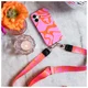AVY Verstelbaar Nylon Crossbody Telefoonkoord (130CM) Rosé Twist afbeelding 5