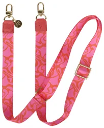 AVY Verstelbaar Nylon Crossbody Telefoonkoord (130CM) Rosé Twist afbeelding