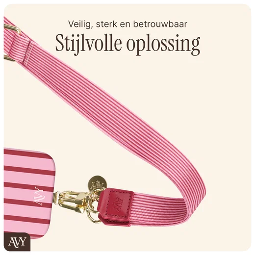 AVY Verstelbaar Nylon Crossbody Telefoonkoord (130CM) Linea Sol afbeelding 6