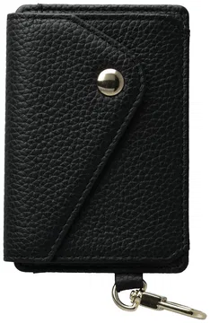 AVY Leren Wallet MagSafe Kaarthouder / Pasjeshouder Leather Black