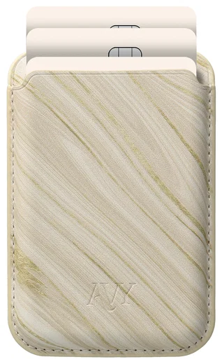 AVY Magnetische Wallet MagSafe Kaarthouder / Pasjeshouder Aurum Gold afbeelding 1
