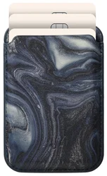 AVY Magnetische Wallet MagSafe Kaarthouder / Pasjeshouder Obscura Blue afbeelding