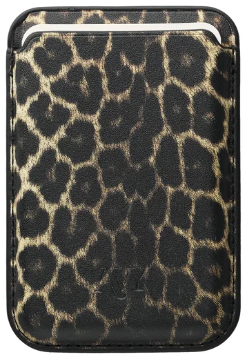 AVY Magnetische Wallet MagSafe Kaarthouder / Pasjeshouder Panthera Chic afbeelding 7