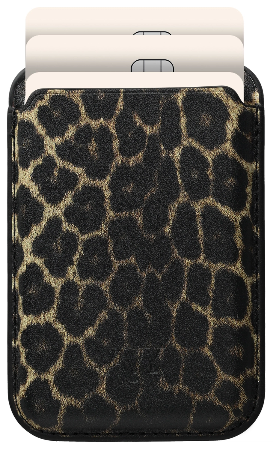 AVY Magnetische Wallet MagSafe Kaarthouder / Pasjeshouder Panthera Chic afbeelding 1