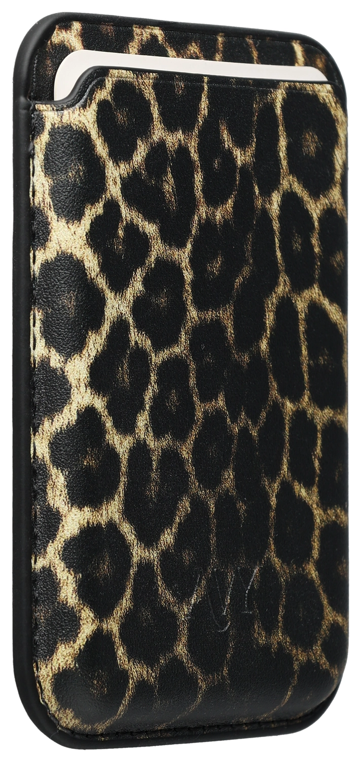 AVY Magnetische Wallet MagSafe Kaarthouder / Pasjeshouder Panthera Chic afbeelding 8