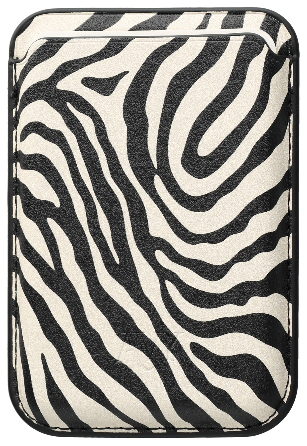 AVY Magnetische Wallet MagSafe Kaarthouder / Pasjeshouder Serengeti Zebra afbeelding 6
