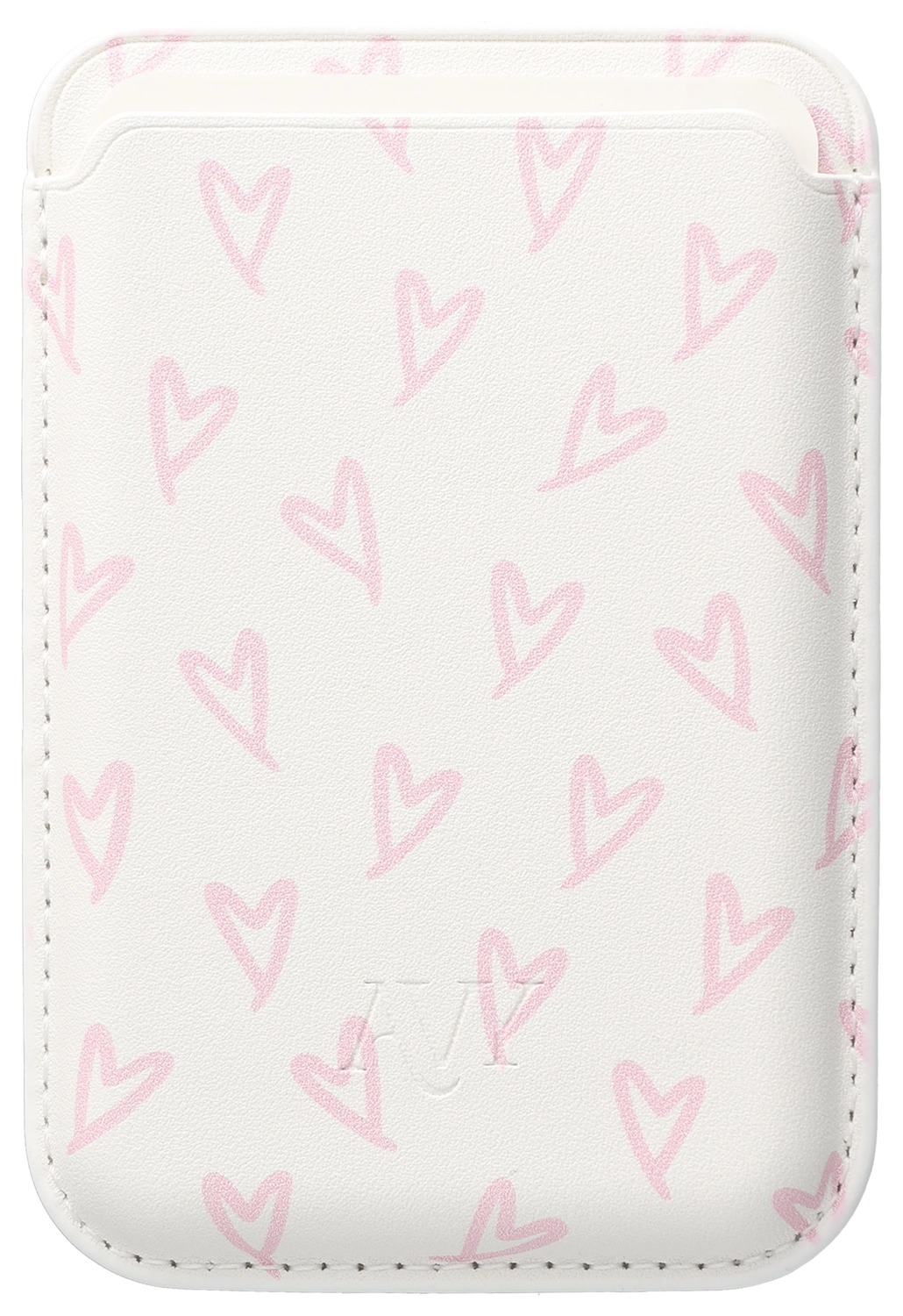 AVY Magnetische Wallet MagSafe Kaarthouder / Pasjeshouder Cupid Blush afbeelding 9
