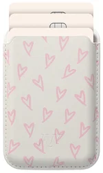 AVY Magnetische Wallet MagSafe Kaarthouder / Pasjeshouder Cupid Blush afbeelding
