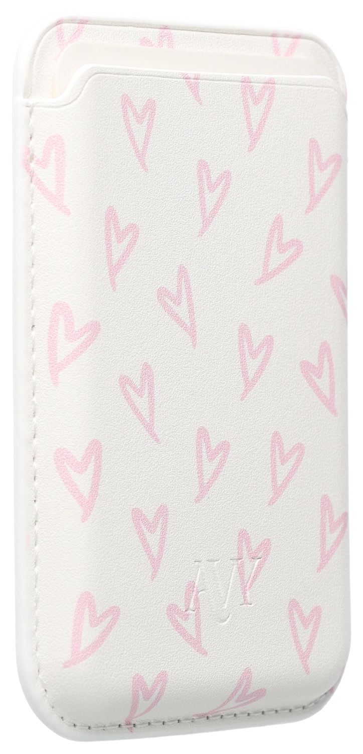 AVY Magnetische Wallet MagSafe Kaarthouder / Pasjeshouder Cupid Blush afbeelding 10