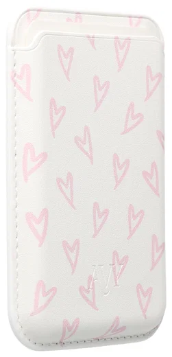 AVY Magnetische Wallet MagSafe Kaarthouder / Pasjeshouder Cupid Blush afbeelding 10