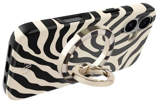 AVY Stand MagSafe Ring Stand / Vinger Houder Serengeti Zebra afbeelding 7