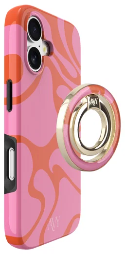 AVY Stand MagSafe Ring Stand / Vinger Houder Rosé Twist afbeelding 7