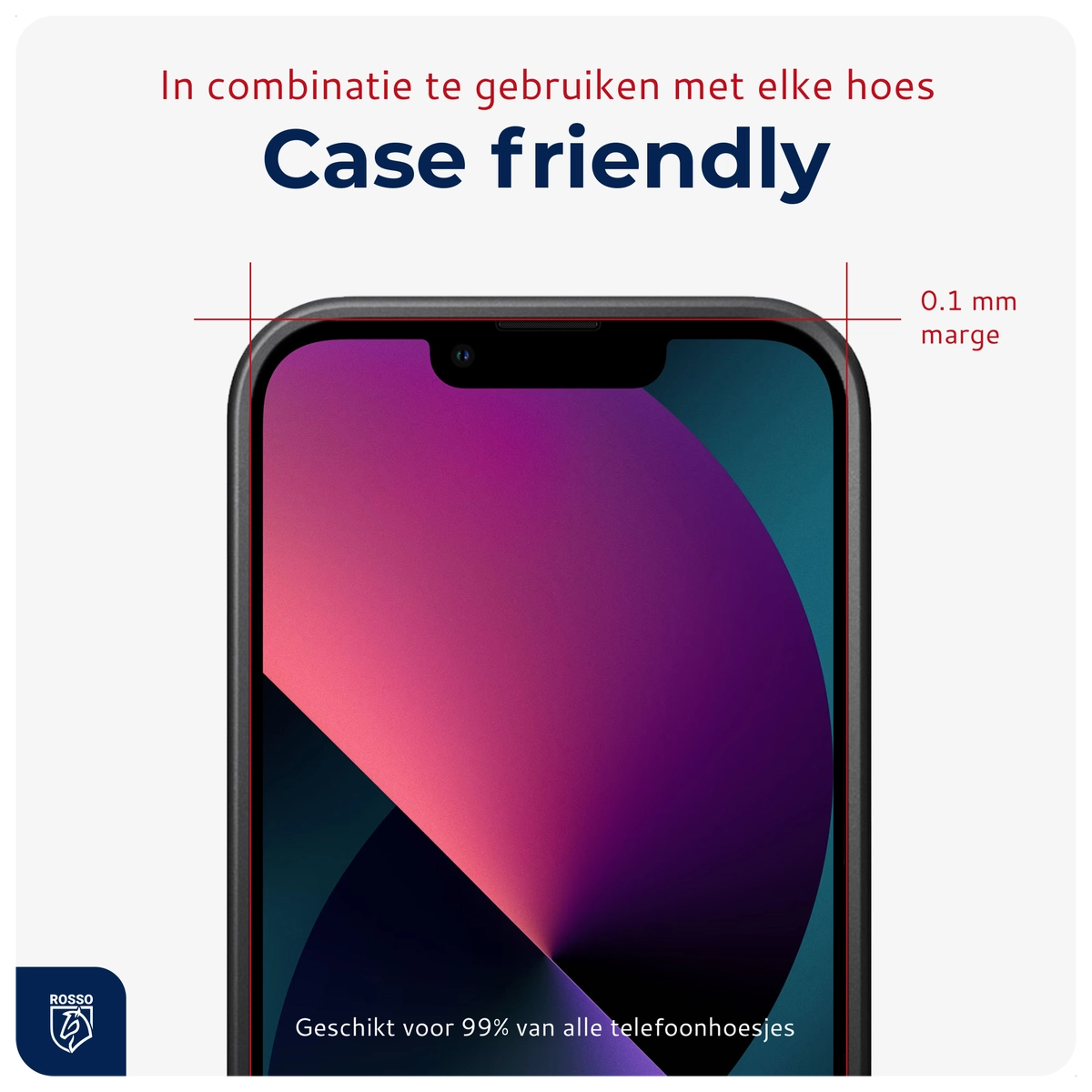Rosso Apple iPhone 13 Pro Max Tempered Glass met Installatietray (2-pack) afbeelding 2