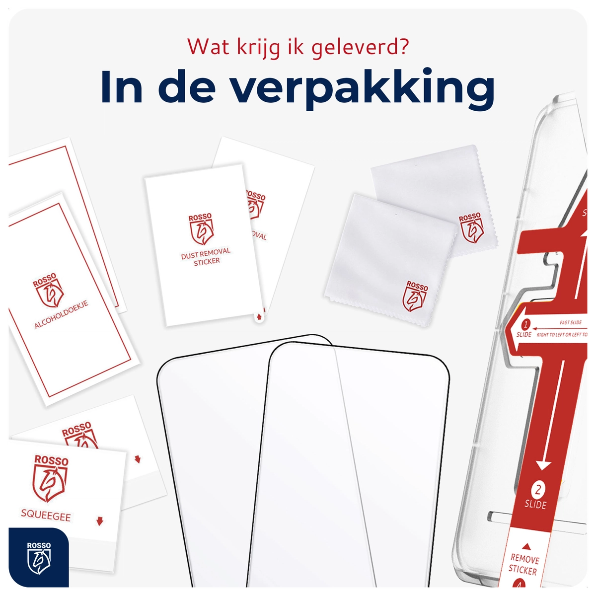 Rosso Google Pixel 7 Tempered Glass met Installatietray (2-Pack) afbeelding 10