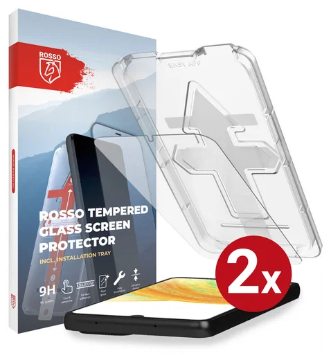 Rosso Samsung Galaxy A33 Tempered Glass met Installatietray (2-Pack) afbeelding 13
