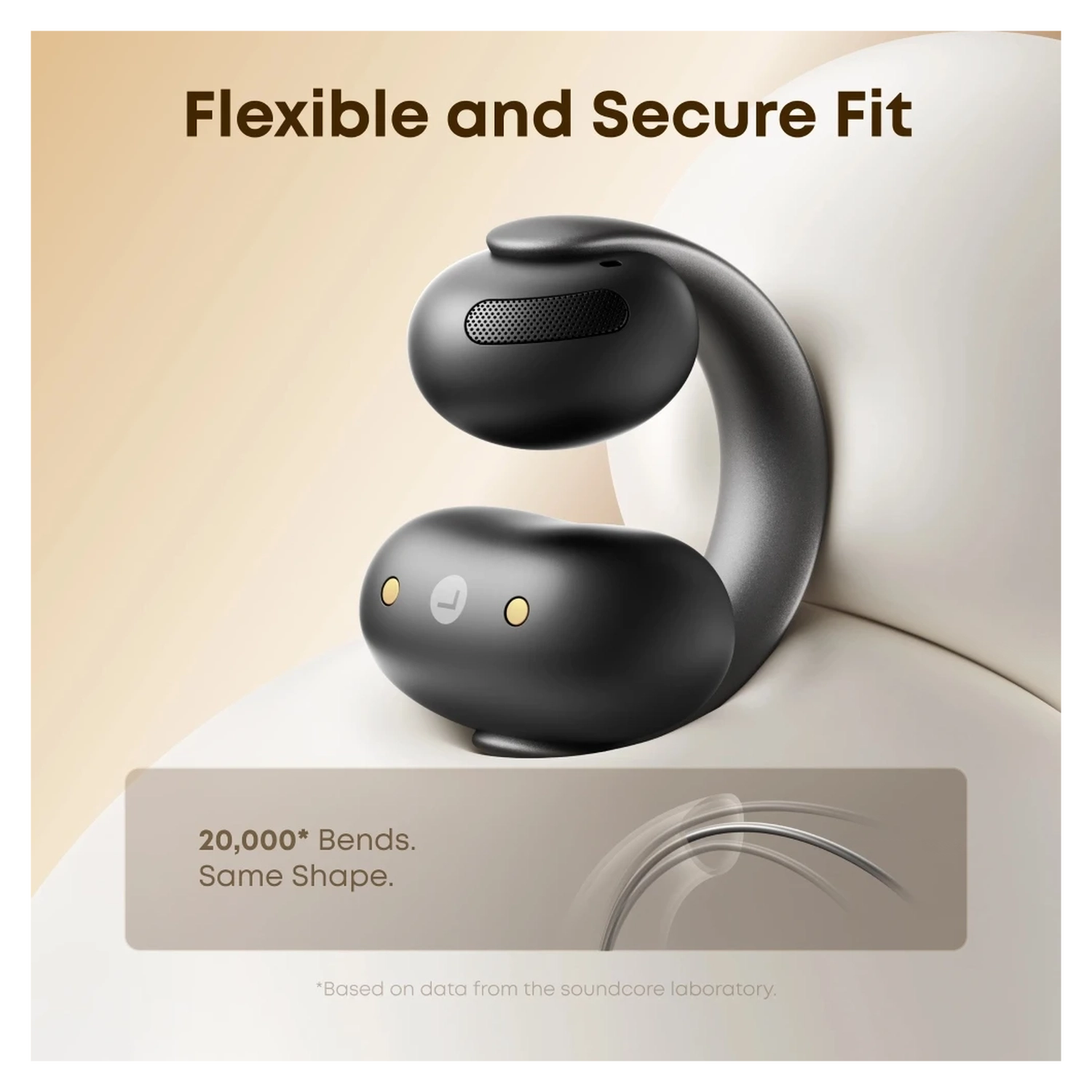 Anker Soundcore Aeroclip Open-Ear Oordopjes True Wireless Bluetooth Zwart afbeelding 3