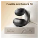 Anker Soundcore Aeroclip Open-Ear Oordopjes True Wireless Bluetooth Zwart afbeelding 3