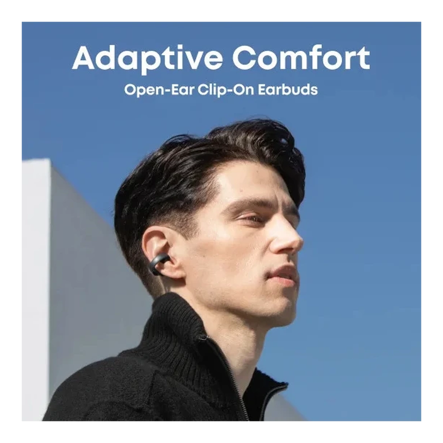 Anker Soundcore Aeroclip Open-Ear Oordopjes True Wireless Bluetooth Zwart afbeelding 8
