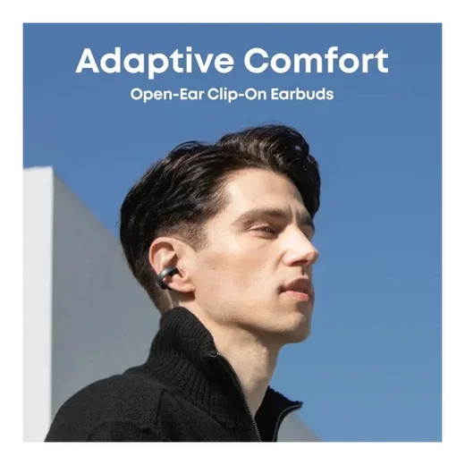 Anker Soundcore Aeroclip Open-Ear Oordopjes True Wireless Bluetooth Zwart afbeelding 8