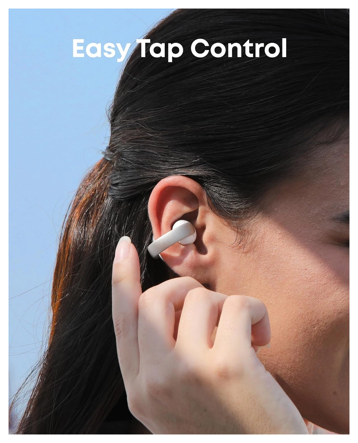 Anker Soundcore Aeroclip Open-Ear Oordopjes True Wireless Bluetooth Wit afbeelding 5