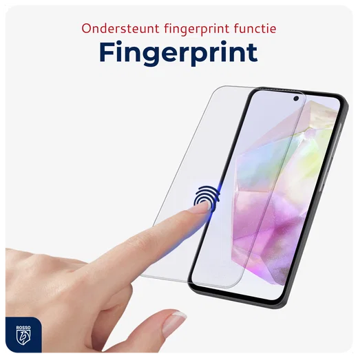 Rosso Samsung Galaxy A35 Tempered Glass met Installatietray (2-Pack) afbeelding 4