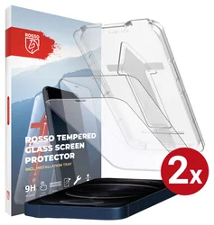 Rosso iPhone 12 Pro Max Tempered Glass met Installatietray (2-Pack) afbeelding