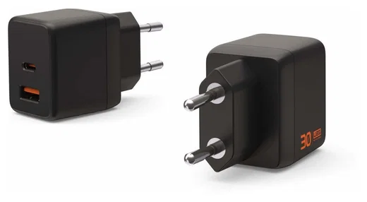 UAG SRGE 30W GaN Power Adapter USB-C/USB-A Snellader Zwart afbeelding 1