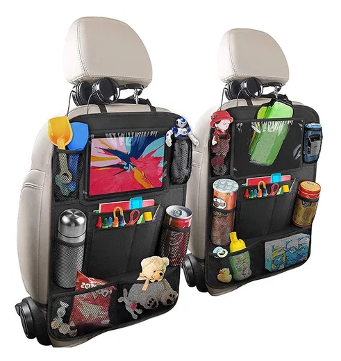 Autostoel Organizer Tas met Opbergvakken en Tablet / iPad Houder (2-Pack) afbeelding 8