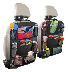 Autostoel Organizer Tas met Opbergvakken en Tablet / iPad Houder (2-Pack) afbeelding
