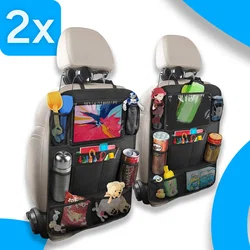 Autostoel Organizer Tas met Opbergvakken en Tablet / iPad Houder (2-Pack) afbeelding