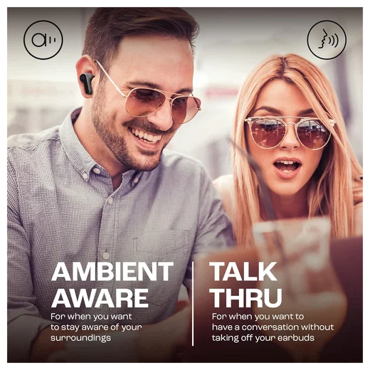 JBL Wave Beam Draadloze Bluetooth In-Ear Oordopjes met JBL Deep Bass Sound Zwart afbeelding 6
