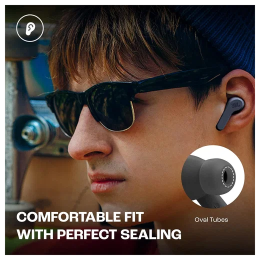JBL Wave Beam Draadloze Bluetooth In-Ear Oordopjes met JBL Deep Bass Sound Zwart afbeelding 7