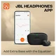 JBL Wave Buds Draadloze Bluetooth 5.2 Oordopjes met JBL Deep Bass Sound Zwart afbeelding 5