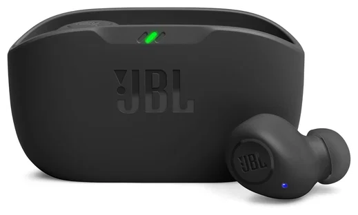 JBL Wave Buds Draadloze Bluetooth 5.2 Oordopjes met JBL Deep Bass Sound Zwart afbeelding 1
